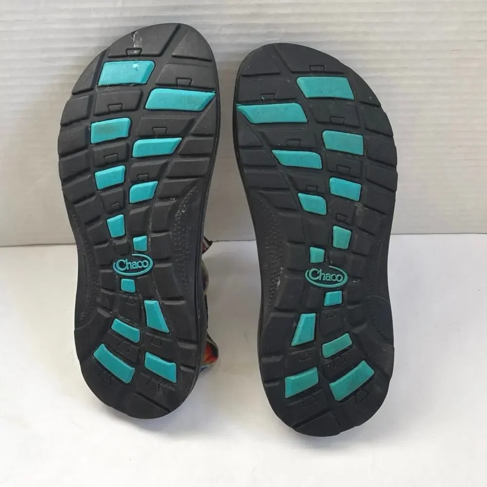 Chaco Z/1 Wide Strap Sandals Size 6 Tie Dye